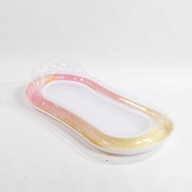 1pc Large Swimming Pool Float, Stylish Sequin Design, Essential For Pool Parties And Beach Activities, An Excellent Choice For Summer Gifts (Option: Style2 Orange)