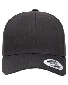 Yupoong 6389 Cvc Twill Hat (Color: DARK HEATHER, size: OS)